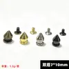 Rebites Pontiagudos Punk, Parafusos com Cabeça de Bala, Golas de Roupas de Couro, Sapatos, Chapéus, Bolsas DIY Acessórios Decorativos de Metal