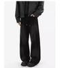 Calça de Marca Tendência Estilo Americano Masculina Outono e Inverno Pesada Estilo Americano Lavada Solta Dose Casual Reta Esportiva