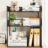 Estante de esquina para escritorio, estantería para escritorios, estante de almacenamiento de libros, organizador de escritorio de oficina, un artículo imprescindible para organizar tu espacio de trabajo
