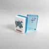 Mahjong Americano Acrílico Personalizado Transfronteiriço Entretenimento Doméstico Mahjong Americano Multicamadas Peças de Mahjong Conjunto de Mahjong para Presente de Feriado