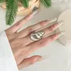Anillo de Acero Inoxidable con Forma de Caracola de Nueva Moda Transfronterizo Anillo Tridimensional Versátil para Anillo del Dedo Índice de Vacaciones y Viajes Personalizado