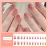Unhas Postiças Curtas Personalizadas no Atacado, Adesivos de Unha Embalados, Unhas Usáveis, Arte de Unha Ilustrada, Unhas Postiças
