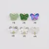 2026 Novo Pingente de Vidro Borboleta Materiais Artesanais DIY Pulseira Colar Brincos Grampo de Cabelo Pulseira com Franja Materiais