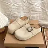 Zapatos Birkenstock de Moda con Suela Gruesa para Mujer, Nuevo Modelo Otoño 2026, Pantuflas Cerradas Cómodas y Sencillas sin Cierre, Antideslizantes y que Aumentan la Altura