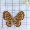 Acessórios para joias DIY, patches acrílicos semiacabados de borboleta tridimensional, material para decoração de roupas e sapatos