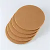 Posavasos Redondos de Corcho con Adhesivo, Cuadrados Autoadhesivos de Corcho con Adhesivo, Artesanías de Cerámica, Almohadillas Aislantes del Calor Antideslizantes