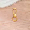 Llavero de Aleación de Zinc Accesorio para Bolso Electrochapado en Oro, Plata, Negro, Perro Mascota Llave de Coche Clip de Resorte Colgante Pequeño