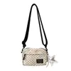 Bolsa de Peito Estampada de Bolinhas Transfronteiriça para Mulheres, Nova Bolsa Transversal Feminina Estilo Coreano, Bolsa Versátil Casual para Celular de Menina