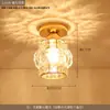 Luz de Techo para Pasillo, Foco Pequeño de Cristal para Techo, Luminaria Empotrada para Balcón, Vestidor, Vestíbulo, Entrada
