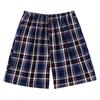 Pantalones Cortos de Algodón para Dormir de Hombre, Talla Grande, Algodón Teñido en Hilo, Largo hasta la Rodilla, Shorts Finos de Playa, Ropa de Casa a Cuadros, Sencillos y Casuales