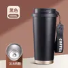 Taza Térmica de Café para Niñas, Nueva Taza de Doble Uso de Lirio del Valle, Taza de Hielo de Alta Gama para Estudiantes de Gran Capacidad con Popote