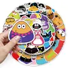 50 piezas de mi juego de pegatinas de mi mascota POU, popular personaje de desarrollo transfronterizo, pegatinas decorativas impermeables para cuadernos Guka