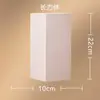 Modelo de boceto de forma geométrica de yeso, Pieza única, 16 Piezas Grandes, Molde de dibujo con lápiz de calcar para estudiantes, Modelo de yeso para naturaleza muerta