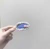 Pasador de cereza tejido a mano de lana personalizado, clip lateral de flor coreana tejido a mano, joyería para mujer, accesorios para el cabello, venta al por mayor, envío gratis