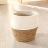 Fábrica de Origen Cesta de Flores Tejida Maceta Decoración de Jardinería Cesta Plegable Portátil Cesta para Plantas y Flores Juego de Macetas