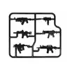 Compatible con Bloques de Construcción de Juguete con Accesorios de Armas y Equipo para Comer Pollo Militar de Lego Equipo de Dron de Fuerzas Especiales