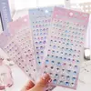 Adesivos de Diamante Rosa Baunilha, Adesivos de Pérola DIY de Alto Valor para Scrapbooks Artesanais, Adesivos de Material Decorativo
