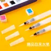 Caneta de Pintura com Lápis de Cor Solúvel em Água Pincel com Grande Capacidade de Armazenamento de Água Caneta de Tinta Aquarela Sólida Pincel de Toque Caneta de Pintura Aquarela