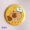 Insignia de Dibujos Animados de Capibara Linda para Niños, Broche Decorativo de Hojalata, Regalo Pequeño, Personalizable con Diseño Personalizado