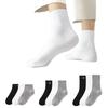 Calcetines para Hombre Hechos de Hilo de Algodón Puro, Absorbentes del Sudor y Resistentes al Olor, de Longitud Media a la Pantorrilla, Calcetines Largos para Hombre de Otoño e Invierno, Calcetines Largos Lisos para Hombre al por Mayor