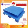 Palete de Plástico Plano de Nove Pés 1210 para Logística com Empilhadeira, Armazenamento em Depósito, Base para Carga, Base Elevada à Prova d'Água