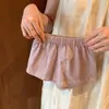 Conjunto de Ropa para Niña: Conjunto de Dos Piezas Bordado de Top y Shorts para Niños Pequeños, Elegante Camiseta sin Mangas y Pantalones de Moda para Jardín de Infancia