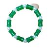 Pulsera alta Festival Perla de Bambú femenina transmisión en vivo puesto de drenaje suministro fábrica ventas directas estudiante niños pulsera de vidrio