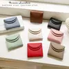Billetera Pequeña Transfronteriza, Monedero Mini Semicircular de Color Sólido, Sensación Simple y de Alta Gama, Cartera con Ranuras para Múltiples Tarjetas, Al por Mayor en Stock