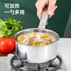 Chuangfa Colher de Água de Aço Inoxidável Grande Água Flutuante Cozinha Espessada Cabo Longo Banho Espessa Comercial Concha para Salpicar Água