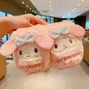 Fundas de Manga para Niños Sanrio para Otoño e Invierno, Fundas de Manga Cálidas Bordadas de Dibujos Animados Anti-Suciedad, Mangas Protectoras para Bebé, Fundas de Manga Lindas Estilo Coreano