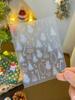 YITU Figura de Formiga Dourada Gradiente de Natal Boneco de Neve Adesivo para Nail Art Árvore de Natal Laço Decoração de Unha YT3982