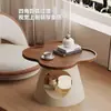 Lámpara de Mesa Casual Simple Lujo Pequeña Mesa de Café para Hogar Ventana de Bahía Mesa Kang Dormitorio Balcón Apartamento Pequeño Mesa de Celebridad de Internet Mesa de Café Creativa