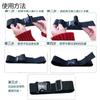 Hebilla de 3 cm Elástico Hebilla Elástica Ajustable Fijación Elástica Cinturón de Fijación Cintura Equipaje Almohada Tienda