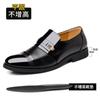 Vendas Diretas da Fábrica Sapatos de Couro Brilhante para Homens, Vestuário Casual Formal, Sapatos Masculinos de Negócios com Aumento Interno de Altura, Dropshipping