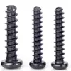 Tornillos Autorroscantes de Acero Inoxidable 201 Cabeza Cruz Redonda Cola Plana Pb Negro Tornillos de Cabeza de Lenteja Cola Plana de Zinc Negro M2M3/M4M5