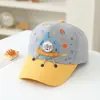 Chapéu de Desenho Animado para Bebê de 2-6 Anos para a Primavera de 2026, Boné de Beisebol Infantil Urso Espacial, Chapéu de Sol de Verão