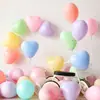 Balão de cor mista amor Cor Macaron Balão de decoração de feriado Mesa