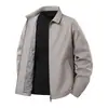 Nueva Chaqueta de Negocios para Hombre de Primavera y Otoño, Abrigo Versátil Casual con Cuello Solapa para Personas de Mediana Edad y Mayores, Chaqueta Ejecutiva Transfronteriza, Admite Impresión