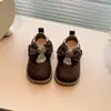 Zapatos para Niñas, Zapatos Pequeños de Cuero, Nuevo Estilo Verano 2025, Zapatos para Bebés Niños Suela Suave Antideslizantes, Zapatos de Princesa para Niñas con Lazo