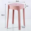 Taburetes Altos Apilables para Uso Doméstico, Taburetes de Plástico Engrosado, Taburetes Grandes de Plástico Minimalistas Modernos Tornado, Taburetes Apilables Molino de Viento