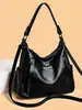 Bolsas de Mujer Transfronterizas, Nuevo Estilo de Moda para Señoras de Mediana Edad, Bolso Cruzado de Hombro Versátil Casual Simple de Gran Capacidad