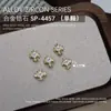 Joyería para Uñas Aleación Circonita Cuervo Corazón Cruz Diamante Pila Retro Oscuro Accesorios Decoración de Uñas con Circonita