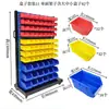Estante para Tornillos de una o dos caras Engrosado Estante de Clasificación para Taller Organizador de Herramientas Móvil para Taller Caja de Piezas Carrito Fabricante