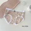 Pantaleta Mascarilla Ligera Sin Costuras de Seda de Hielo para Mujer 10A Antibacteriana Ultradelgada No Aprieta Transpirable Algodón Completo Diseño de Tiro Bajo Extendido