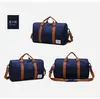 Bolsa de Fitness Deportiva Bolsa de Viaje Bolsa de Lona Oxford Gran Capacidad Bolso de Hombro Cruzado Bolsa de Almacenamiento Bolsa Portátil para Abordar