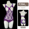 Lencería sexy Yeqin, deseo puro y pasión, body de encaje sin espalda y con apertura en la entrepierna, traje de batalla para parejas para mujeres 7266