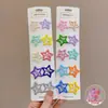 Pinza para el Cabello Estrella de Dopamina Chica Y2K Corazón Pinza Lateral Flequillo Pequeña Pinza para la Frente Tocado Popular Lindo