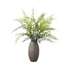Hojas de Helecho Artificiales, Flores Falsas, Plantas Verdes al por Mayor, Manualidades para Decoración de Bodas, Ramos Portátiles Transfronterizos de Ins
