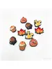 Amortiguador de Vibraciones para Tenis, Edición Limitada de Otoño, Silicón con Dibujo de Hoja de Arce y Calabaza, Accesorio Decorativo para Raqueta