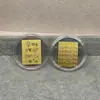 Pegatina de Teléfono de Oro Puro 999 Oro 2mg Princesa Por Favor Hazte Rico Rápido Lámina de Oro Atrae Dinero Pequeño Regalo Promocional Venta al por Mayor desde el Fabricante